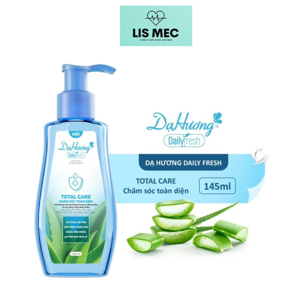 Dung dịch vệ sinh Dạ hương Daily Fresh Total Care - Giúp CHĂM SÓC TOÀN DIỆN 145ml